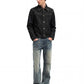 CONTRAST STITCH DENIM JACKET