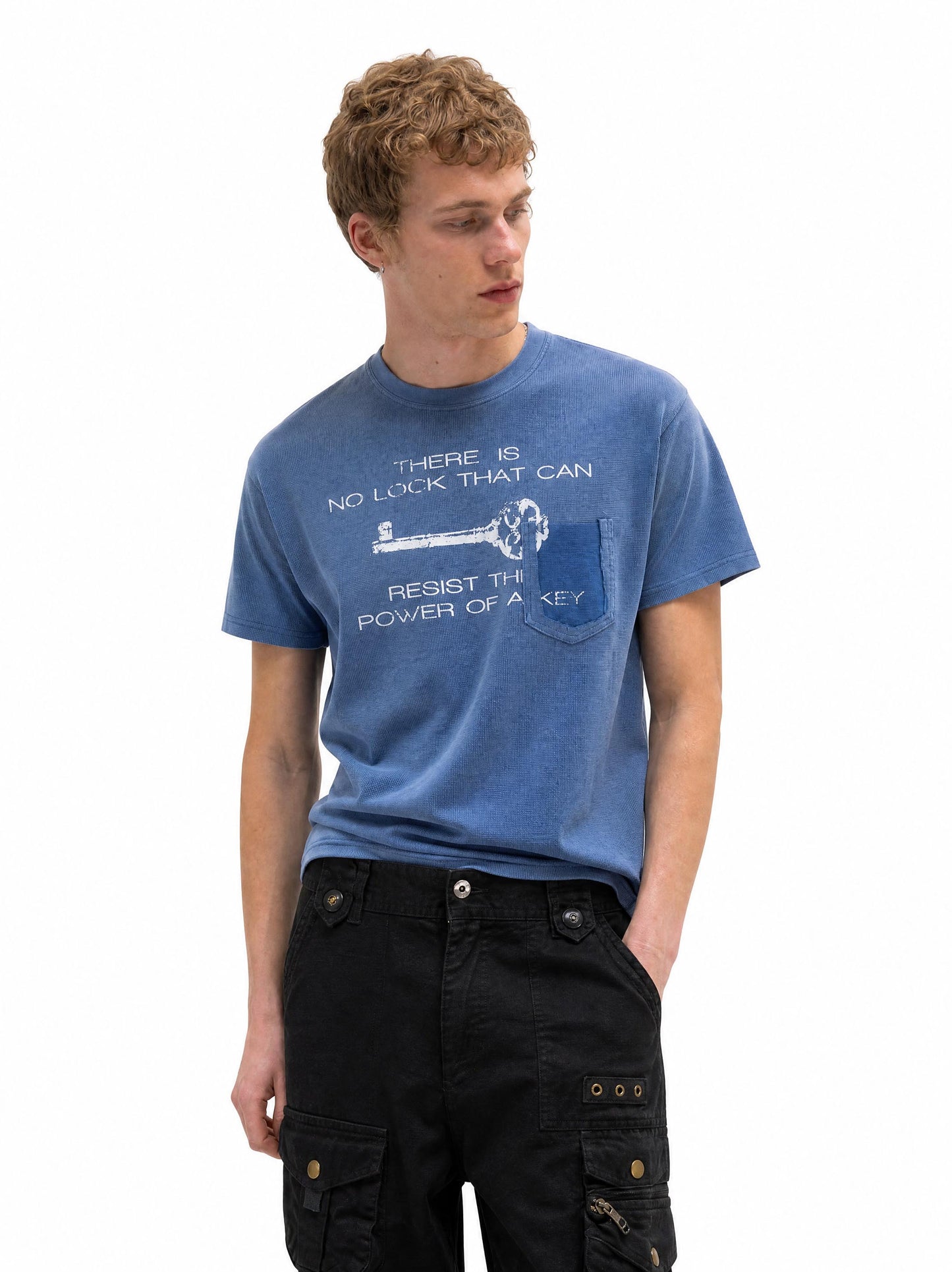 POWER KEY DISTRESSED TSHIRT