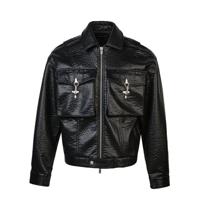 ALPHA EDGE LEATHER JACKET