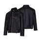 R69 SOMETHINGS REAL LEATHER JACKET