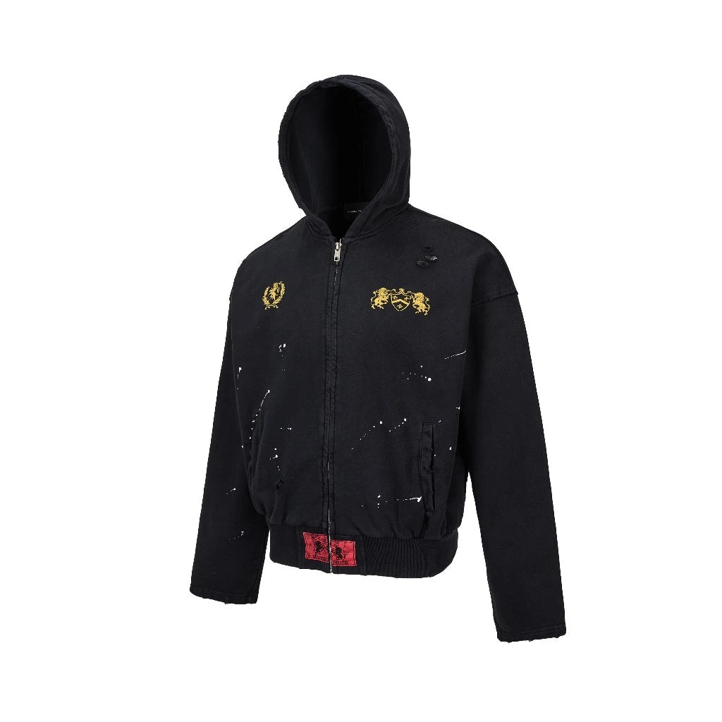 BROKEN CREST HOODIE ZIP