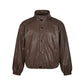 RAW BLOUSON LEATHER JACKET