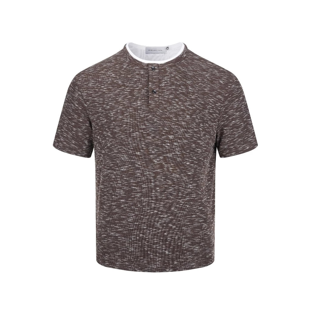 SILENT CORE HENLEY TSHIRT