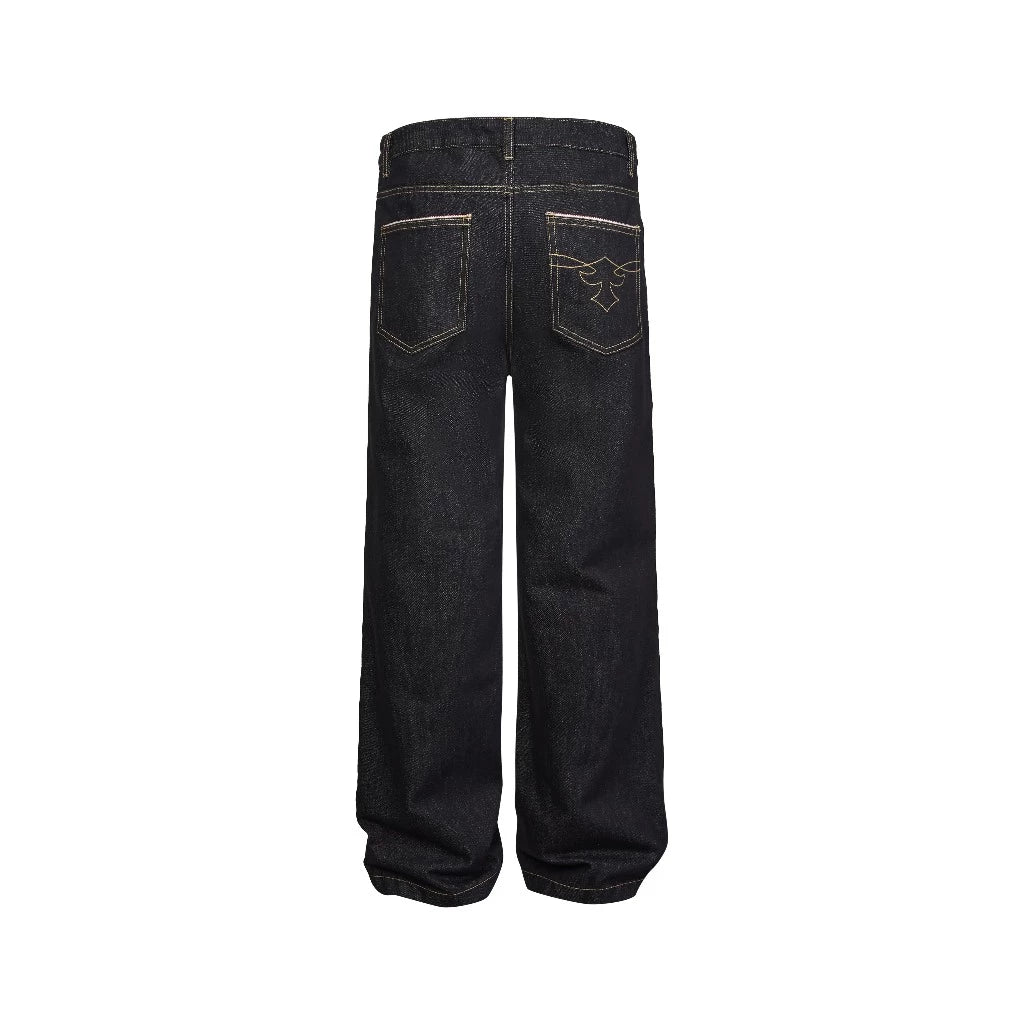 LOOSE FIT SELVED PANTS