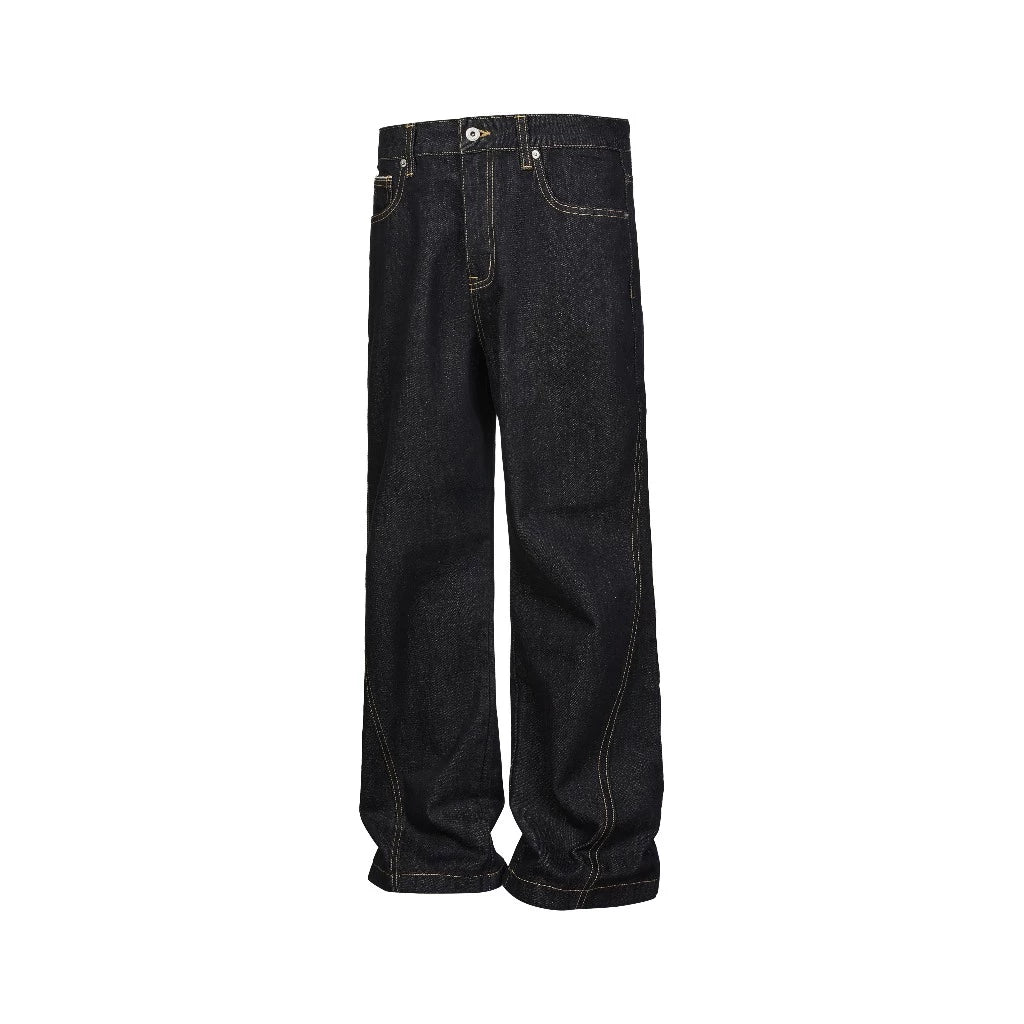 LOOSE FIT SELVED PANTS
