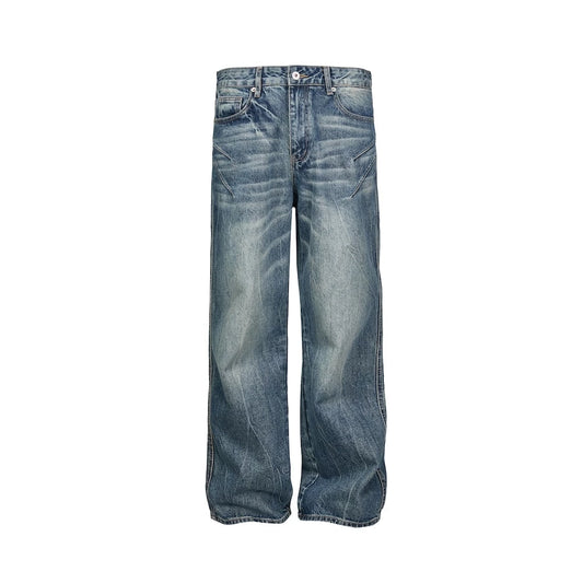 DISTRESSED FLOW PANTS