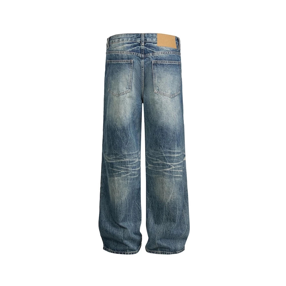 DISTRESSED FLOW PANTS