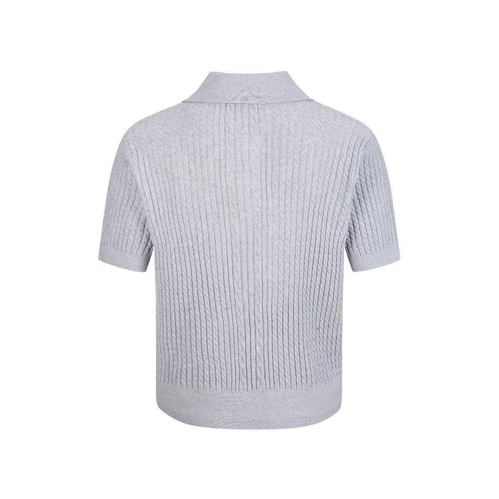 CABLE POLO SHIRT