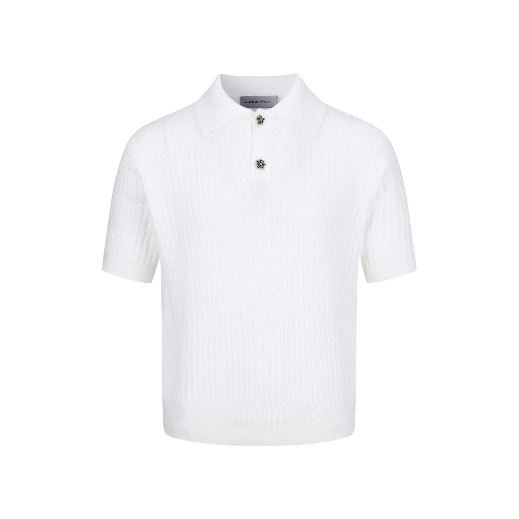 CABLE POLO SHIRT