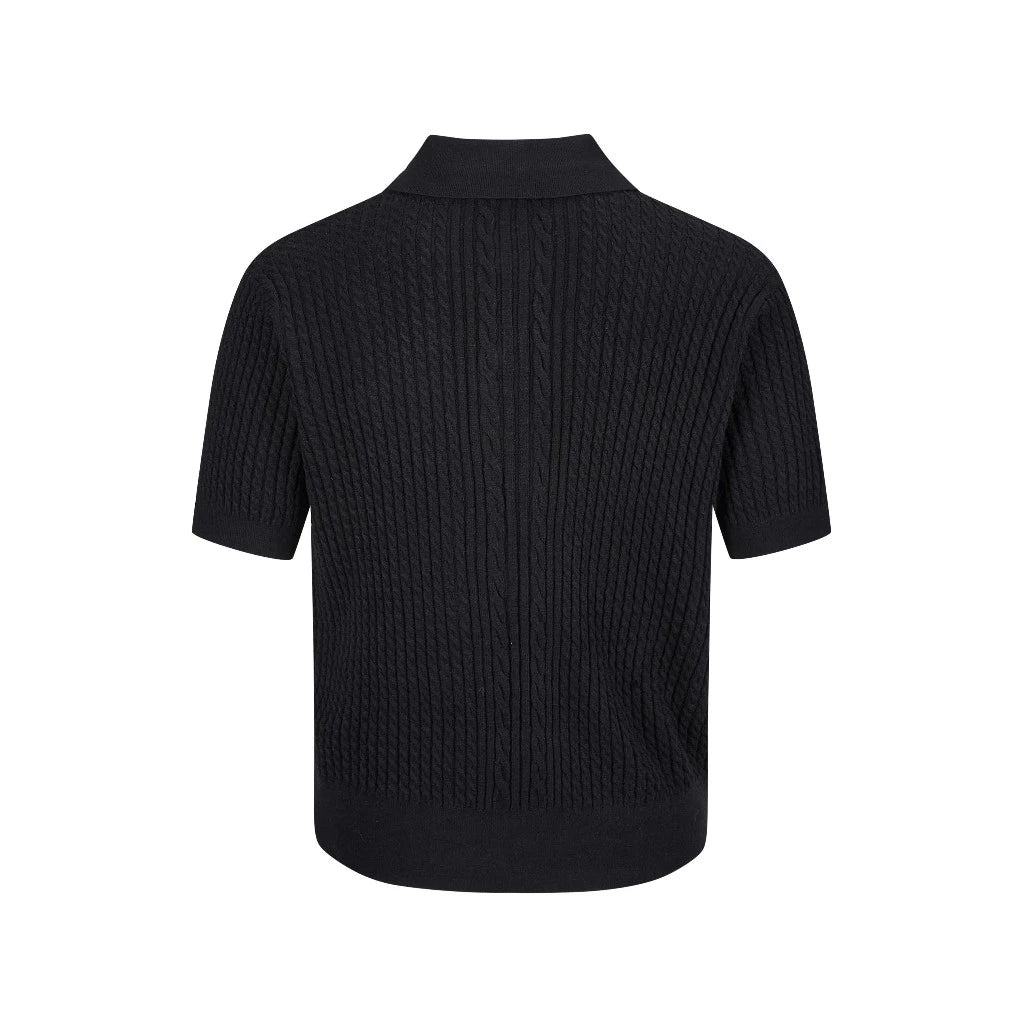 CABLE POLO SHIRT