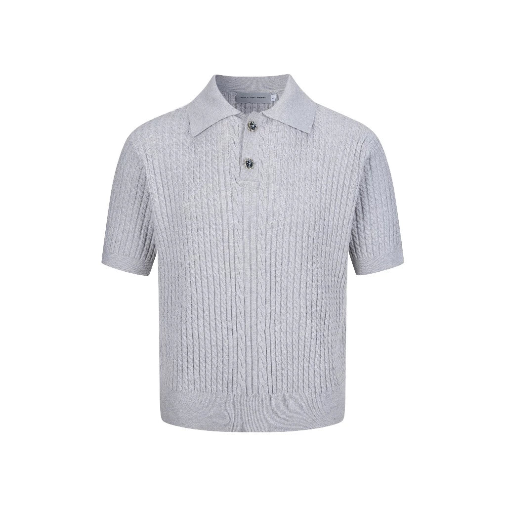 CABLE POLO SHIRT