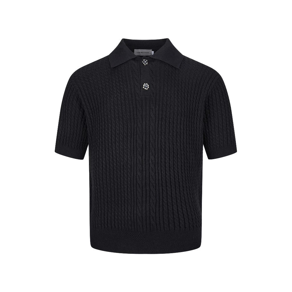 CABLE POLO SHIRT