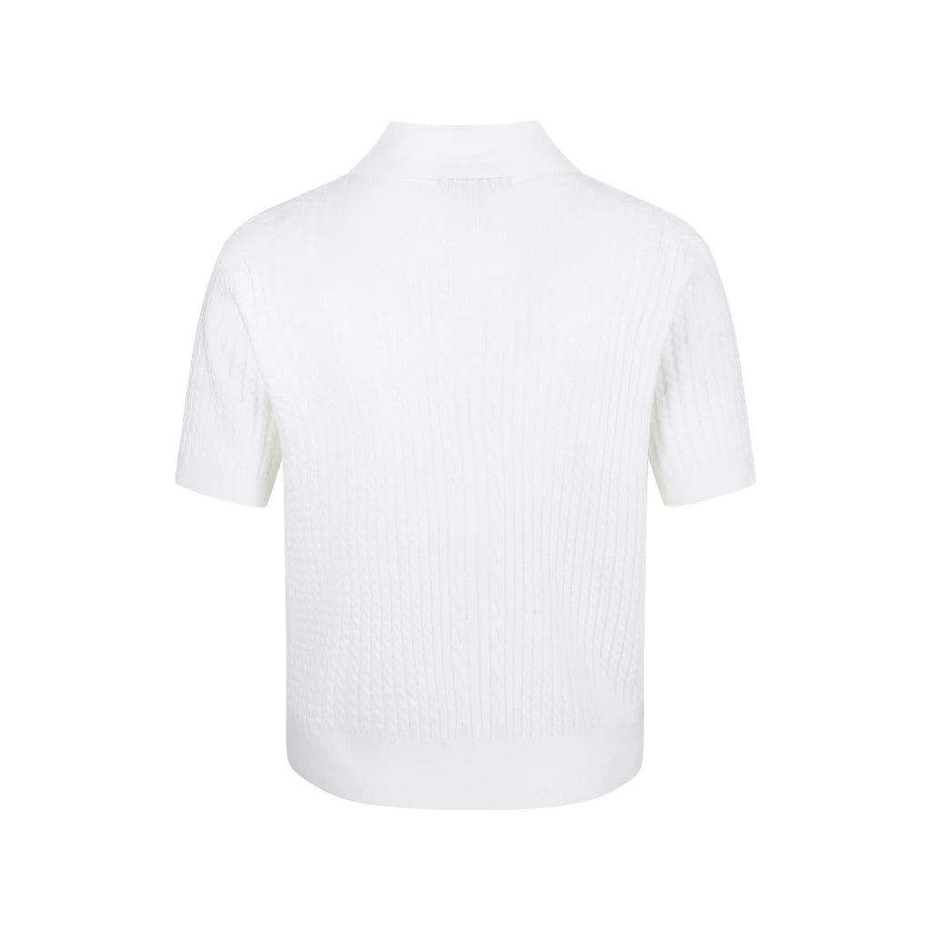 CABLE POLO SHIRT