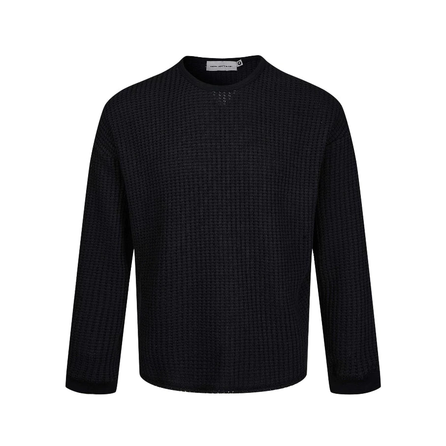 WAFFLE  LONG-SLEEVE