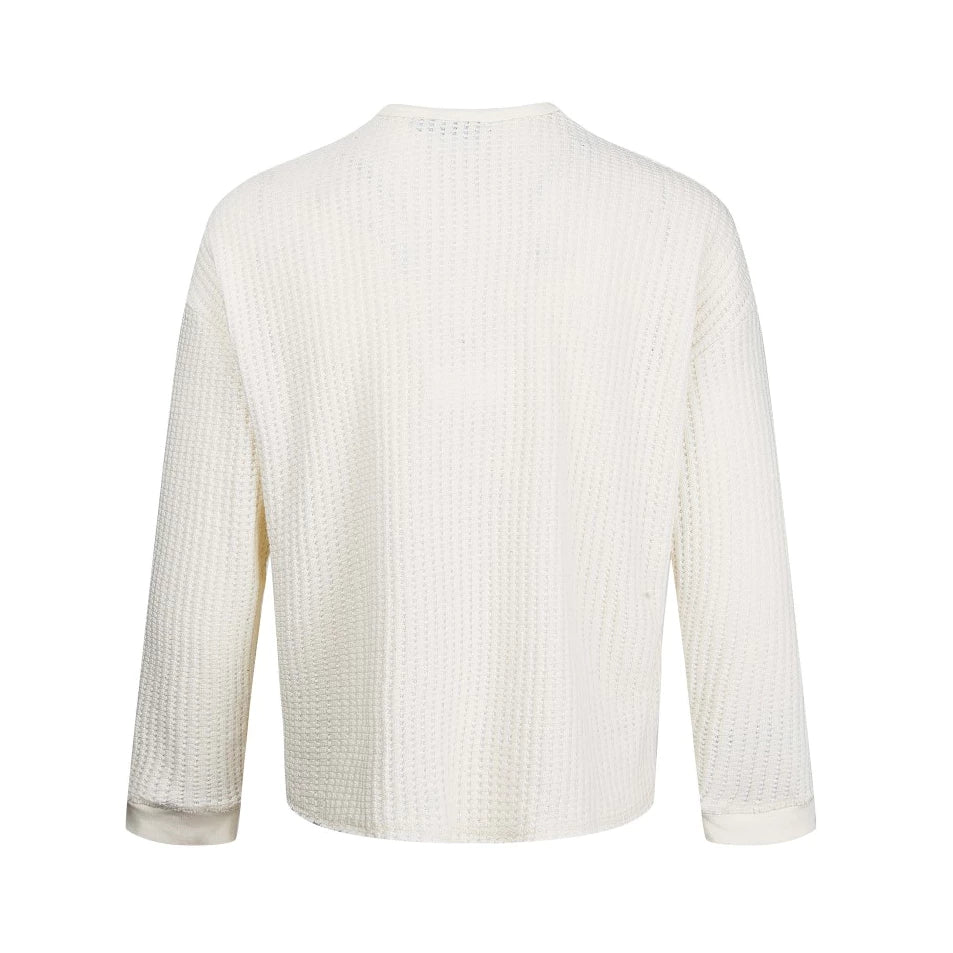 WAFFLE  LONG-SLEEVE
