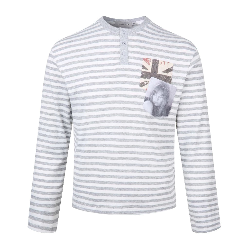 LOST PORTRAIT HENLEY LONG-SLEEVE
