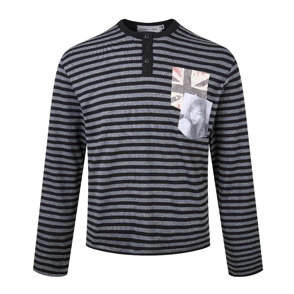 LOST PORTRAIT HENLEY LONG-SLEEVE