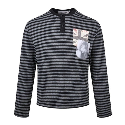 LOST PORTRAIT HENLEY LONG-SLEEVE