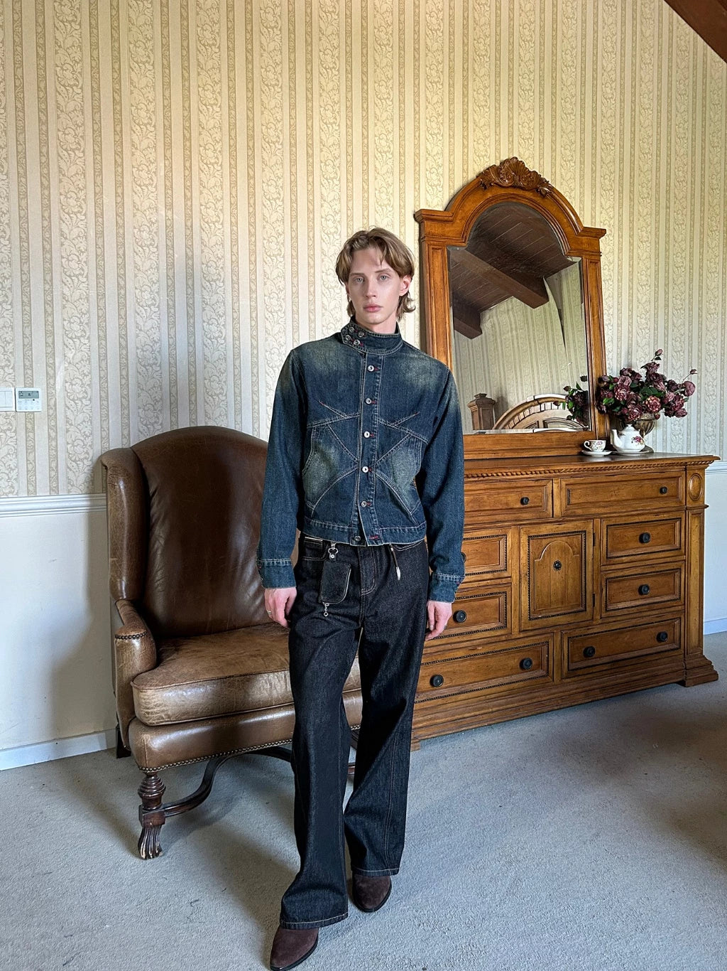 TITAN SPINE DENIM JACKET