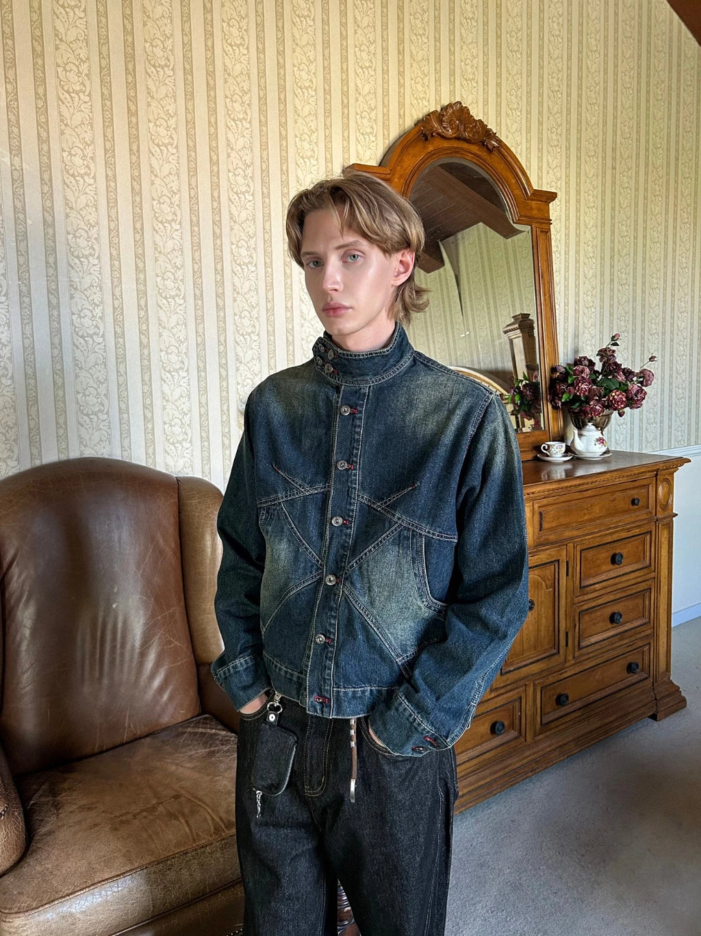 TITAN SPINE DENIM JACKET