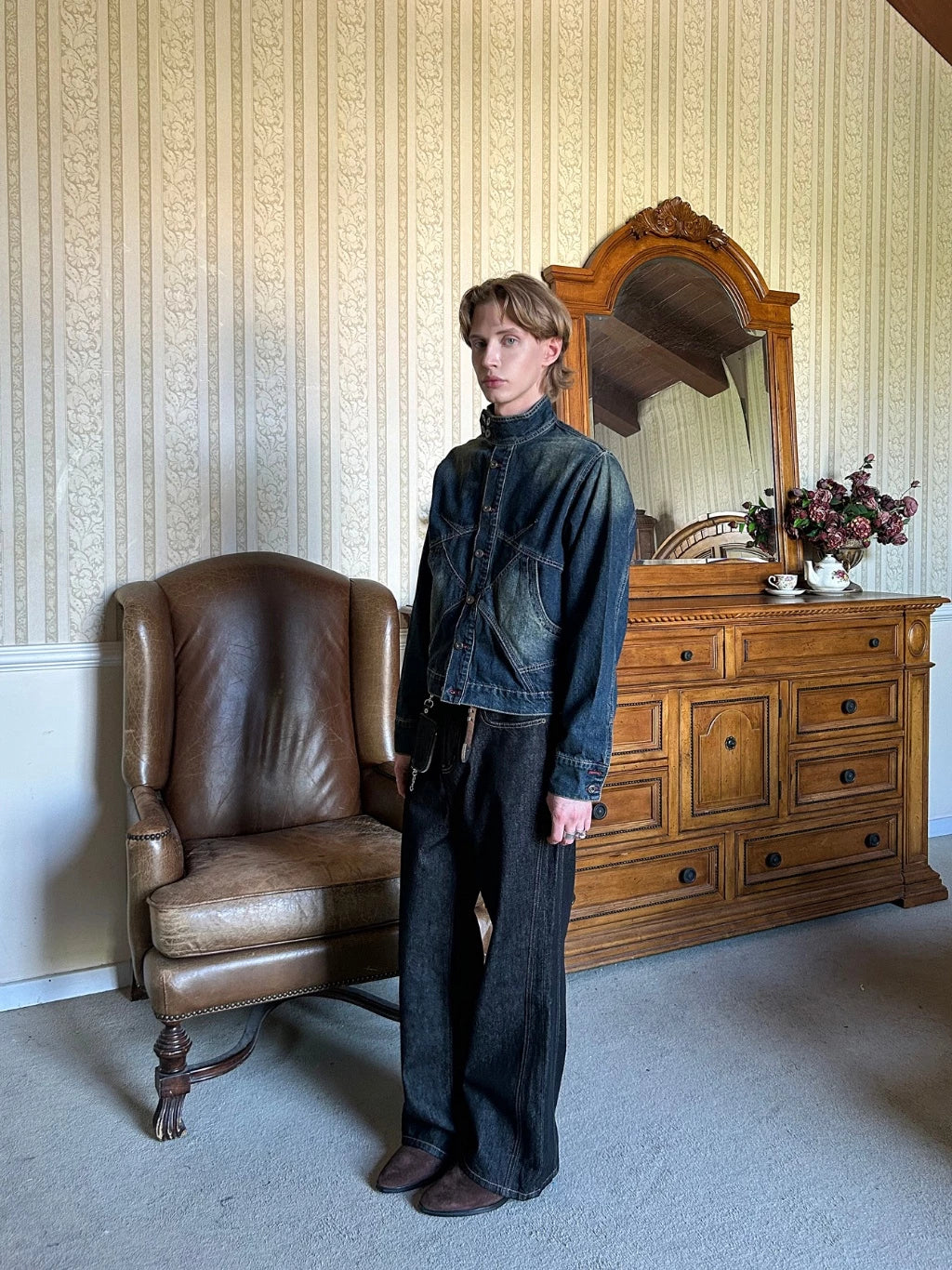 TITAN SPINE DENIM JACKET