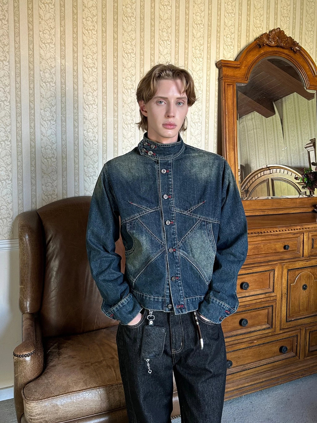 TITAN SPINE DENIM JACKET