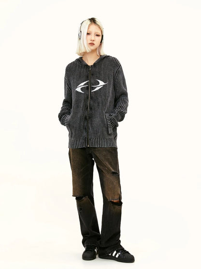 SHADOW LYNX ZIP KNIT