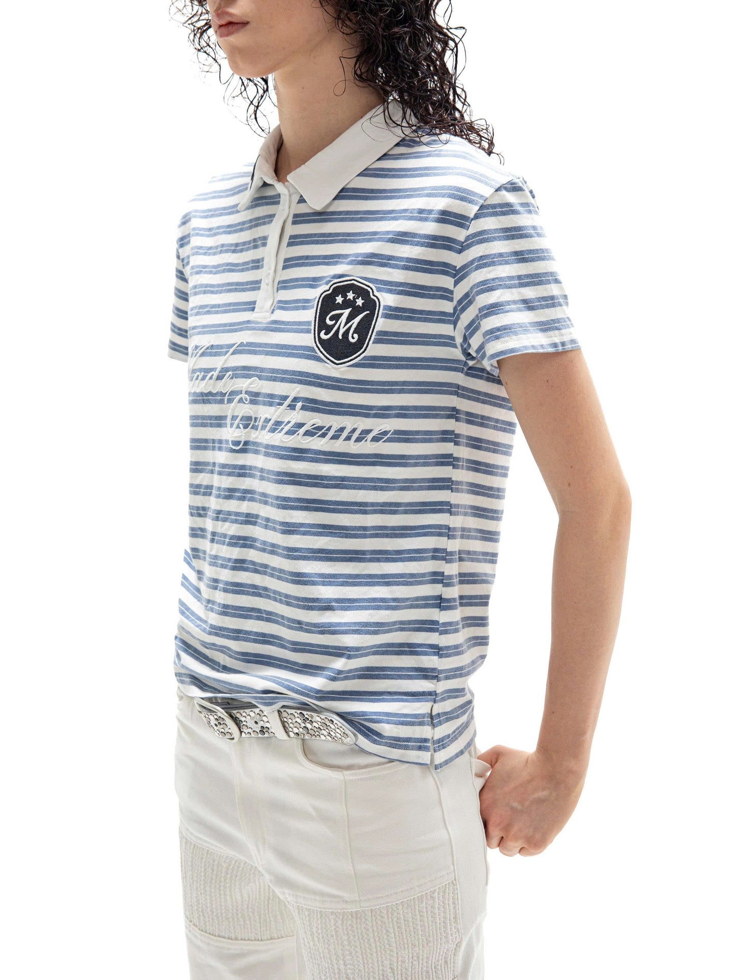 AZURE LINE POLO SHIRT