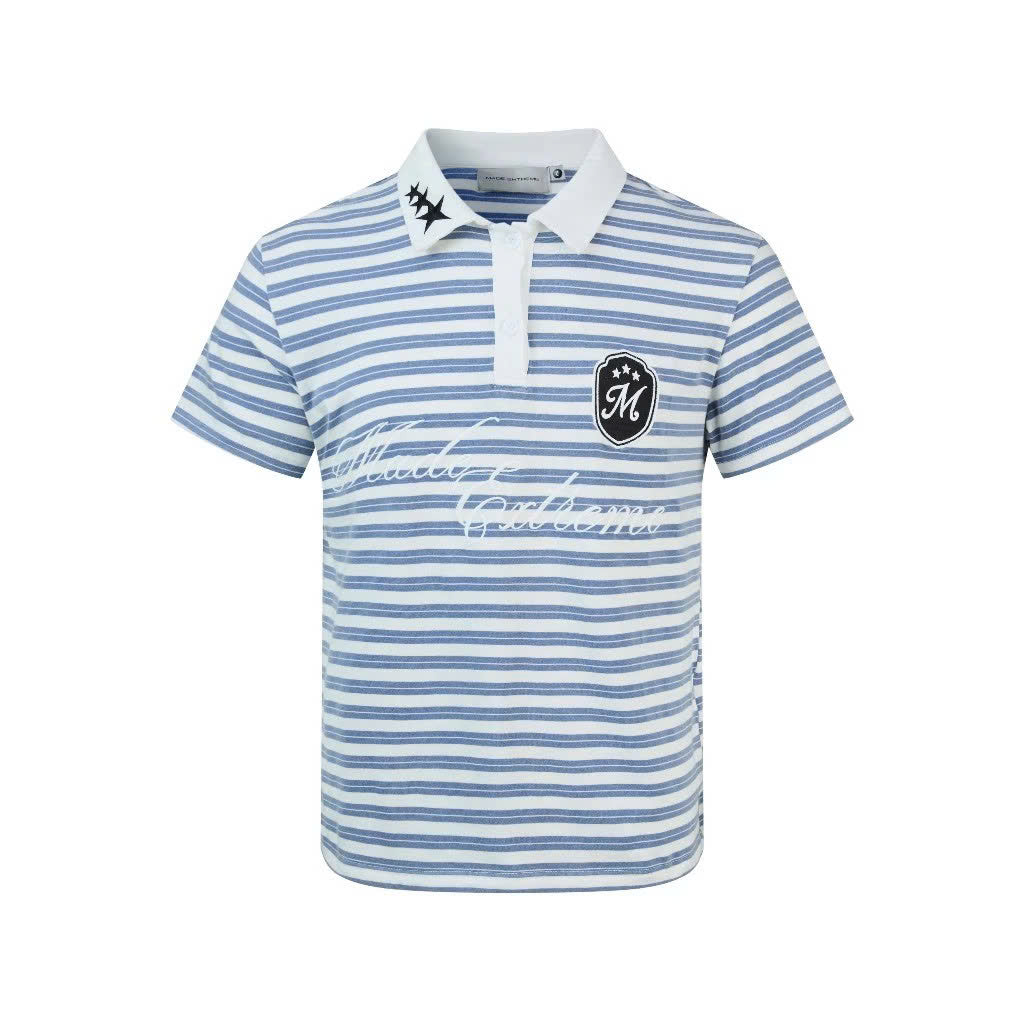 AZURE LINE POLO SHIRT
