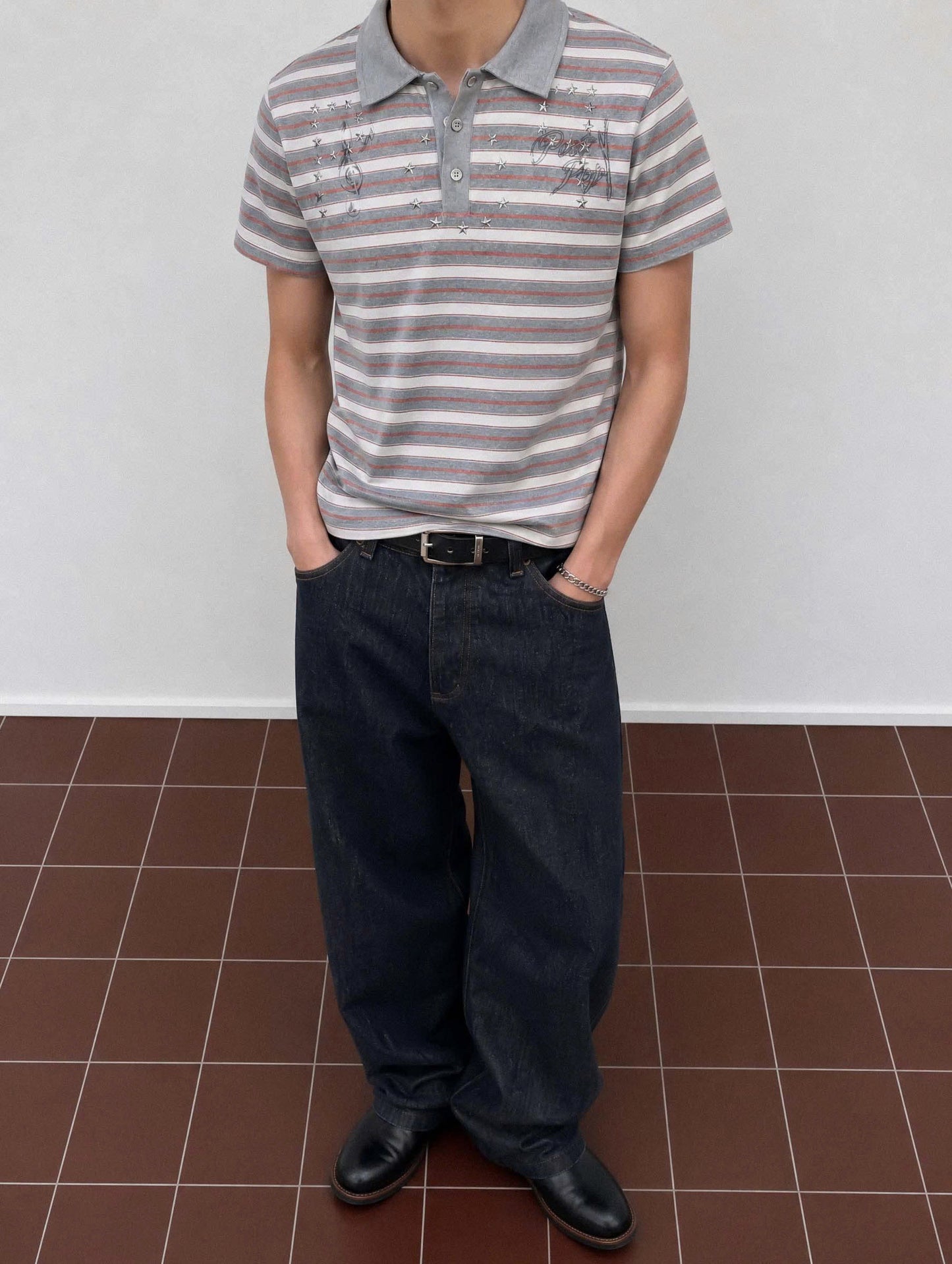 CAMPUS STRIPE POLO SHIRT