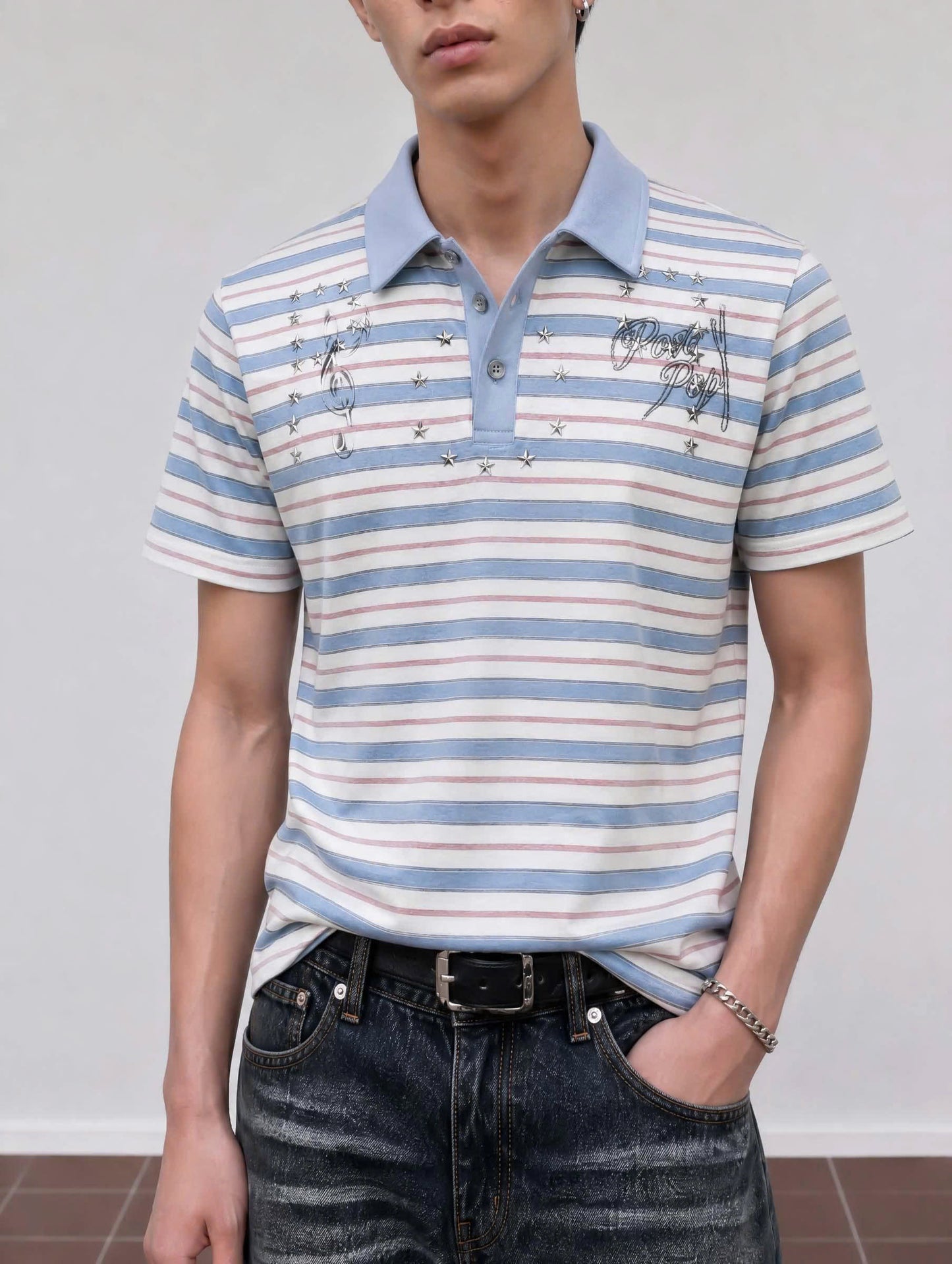 CAMPUS STRIPE POLO SHIRT